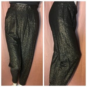NWT❗️Metallic Lurex Tapered Party NYE Pants